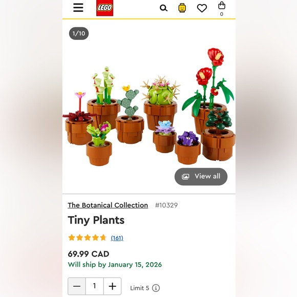 Lego Tiny Plants Set - Picture 3 of 5